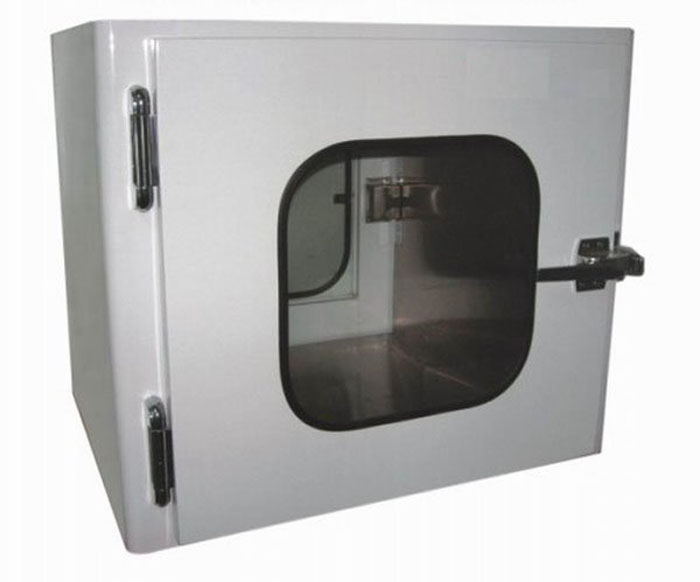 传递窗箱体表面采用冷板喷塑或者全不锈板两种