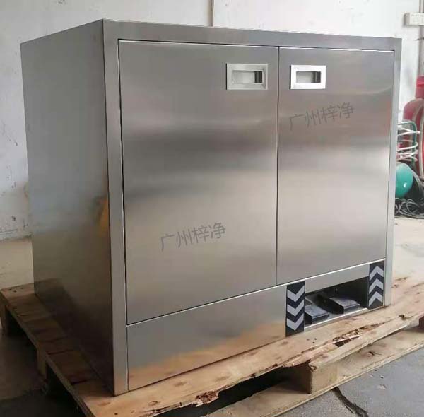 电动升降传递窗底座带脚踏开关 双通互锁电动升降传递窗