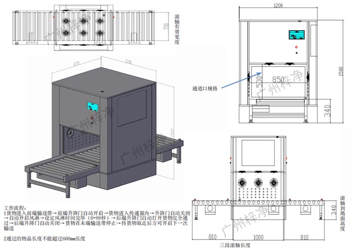 全自动输送线传递窗